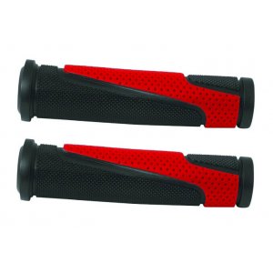 Mansoane - Caper  -  Tpr Forma Ergonomica Anti-alunecare  -  Bi-color (negru - Rosu)  -  130mm