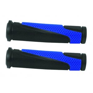Mansoane - Caper  -  Tpr Forma Ergonomica Anti-alunecare  -  Bi-color (negru - Albastru)  -  130mm