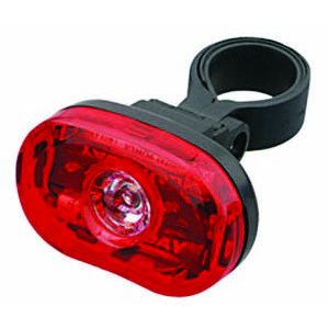 Stop - Tent 3 Led-uri Rosii Led Central: 0.5 Watt 2 Functii Tija Sa: Φ25.4 - 31.8mm  Structura Rezistenta La Apa