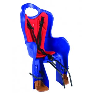 Scaun Copii Posterior - Fixare Pe Cadru  -  Bleu Greutate M - Axima Admisa: 22kg Suporturi De Picioare Reglabile Pe Inaltime