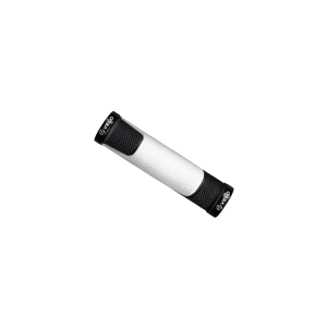 Mansoane Velo - Slice  -  Cauciuc  -  130mm Fixare: Inele Blocare  -  Alb/negru