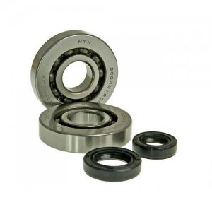 Rulmenti + Simeringuri Piaggio50 (2 X Rulmenti 20x52x12, Simering 18x28x7, Simering 19x30x7)