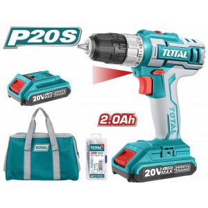 Total - Masina De Gaurit Cu Acumulator 20v-2.0ah Li-ion (2 Acumulatori + 47 Accesorii) Total - Masina De Gaurit Cu Acumulator 20v-2.0ah Li-ion (2 Acumulatori + 47 Accesorii)