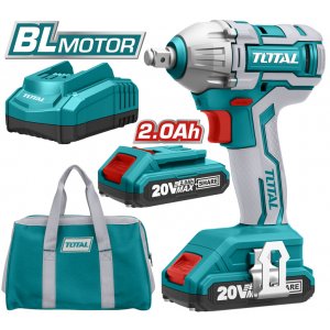 Total- Masina De Insurubat Cu Impact Cu Acumulator 20v-2.0ah Li-ion (2 Acumulatori) - 1/2 Total- Masina De Insurubat Cu Impact Cu Acumulator 20v-2.0ah Li-ion (2 Acumulatori) - 1/2