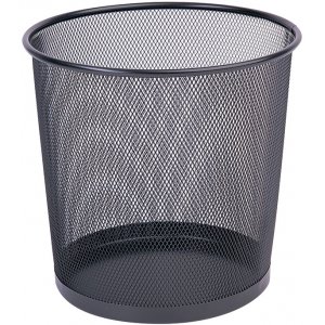Cos Metalic Mesh, Pentru Hartii, 12 Litri, Q-connect - Negru Cos Metalic Mesh, Pentru Hartii, 12 Litri, Q-connect - Negru