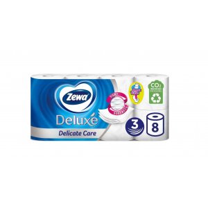 Hartie Igienica 3 Straturi, 8role/set, Zewa Deluxe Delicate Care Hartie Igienica 3 Straturi, 8role/set, Zewa Deluxe Delicate Care