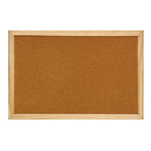 Panou Pluta Cu Rama Din Lemn, 40 X 60 Cm, Optima