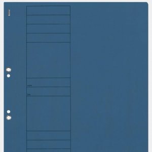 Dosar Cu Capse Elba Smart Eyelet A4 1/1, Carton Manila 250g/mp, Culoare Albastru