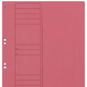 Dosar Cu Capse Elba Smart Eyelet A4 1/2, Carton Manila 250g/mp, Culoare Rosu
