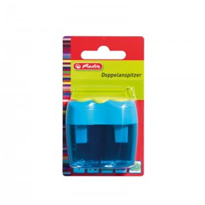 Ascutitoare Dubla Plastic Bicolora/blister