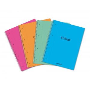 Caiet Cu Spirala, A4, 80 File - 70g/mp, 4 Perf., Coperta Pp, Aurora College - Matematica Caiet Cu Spirala, A4, 80 File - 70g/mp, 4 Perf., Coperta Pp, Aurora College - Matematica