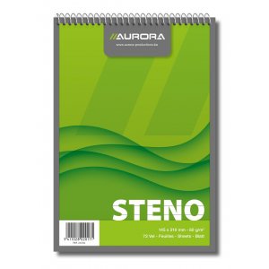 Blocnotes Cu Spirala, A5, 72 File - 60g/mp, Liniat Stanga, Aurora Office - Dictando Blocnotes Cu Spirala, A5, 72 File - 60g/mp, Liniat Stanga, Aurora Office - Dictando