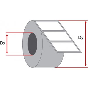 Etichete Autoad. 40x20mm, 1/rand, 7800buc/rola, Etitft