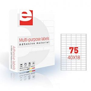 Etichete Autoadezive 75/a4, 40 X 18 Mm, 200 Coli/top, Etilaser - Albe