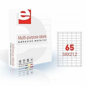 Etichete Autoadezive 65/a4, 38,1 X 21,2 Mm, 200 Coli/top, Etilaser - Albe