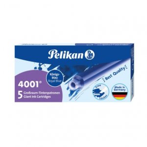 Set 5 Patroane 4001 Mari Pelikan, Cerneala Albastru Royal