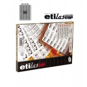 Etichete Autoadezive 96/a4, 32 X 16 Mm, 100 Coli/top - Colturi Rotunjite, Etilascop - Albe