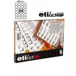 Etichete Autoadezive Rotunde (d45), 24/a4, 100 Coli/top, Etilascop - Albe