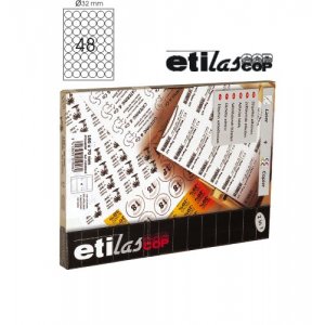 Etichete Autoadezive Rotunde (d32), 48/a4, 100 Coli/top, Etilascop - Albe