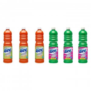 Pachet Promo: 3x Solutie Pardoseli Asevi 1l Portocala + 3x Solutie Pardoseli Asevi 1l Green