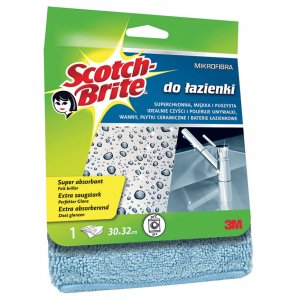 Laveta Microfibra Super Absorbanta, Pt. Baie, 30 X 32cm, 3m Scotch Brite - Bleu