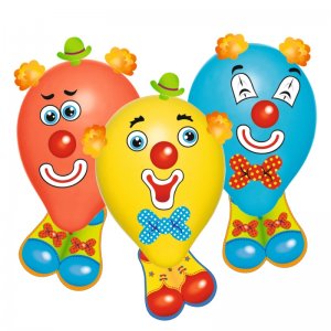 Baloane Funny Clowns Set 6 Bucati Baloane Funny Clowns Set 6 Bucati