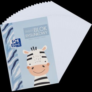 Bloc Desen Oxford Kids A3, 20 File, Hartie 120 G/mp, Motiv Zebra