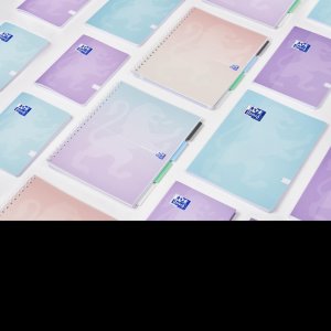 Caiet Organizator Oxford Project Book, A4 80f, Hartie Optik 90g/mp, Spira Dubla, Scribzee, Coperta Pp, Pefc, 4 Separatoare Colorate Repozitionabile, Microperforatii, Patratele, Gradient Pastel Diverse Culori Caiet Organizator Oxford Project Book, A4 80f, Hartie Optik 90g/mp, Spira Dubla, Scribzee, Coperta Pp, Pefc, 4 Separatoare Colorate Repozitionabile, Microperforatii, Patratele, Gradient Pastel Diverse Culori