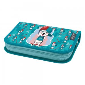 Penar Echipat 26 Piese Cu 1 Clapa, Include Articole De Coloriaj, Articole Pentru Scris Si Sters, Fermoar Ascuns, Interior Textil, Dimensiune 13.5 X 19.5 X 3.5 Cm, Motiv Skate Dog Penar Echipat 26 Piese Cu 1 Clapa, Include Articole De Coloriaj, Articole Pentru Scris Si Sters, Fermoar Ascuns, Interior Textil, Dimensiune 13.5 X 19.5 X 3.5 Cm, Motiv Skate Dog