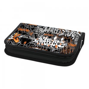 Penar Echipat 26 Piese Cu 1 Clapa, Include Articole De Coloriaj, Articole Pentru Scris Si Sters, Fermoar Ascuns, Interior Textil, Dimensiune 13.5 X 19.5 X 3.5 Cm, Motiv Doodle Penar Echipat 26 Piese Cu 1 Clapa, Include Articole De Coloriaj, Articole Pentru Scris Si Sters, Fermoar Ascuns, Interior Textil, Dimensiune 13.5 X 19.5 X 3.5 Cm, Motiv Doodle