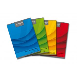 Caiet A4, 60 File - 70g/mp, Liniat Stanga, Coperta Carton Color, Aurora Office - Dictando