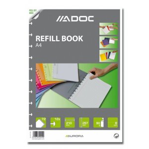 Rezerva Caiet A4, 72 File - 90g/mp, Aurora Adoc - Dictando Rezerva Caiet A4, 72 File - 90g/mp, Aurora Adoc - Dictando