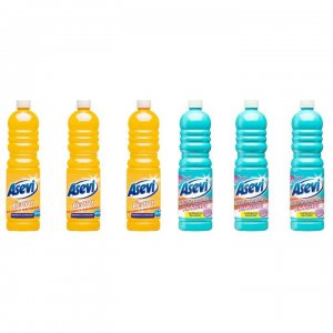 Pachet Promo: 3x Solutie Pardoseli Asevi 1l Ceara + 3x Solutie Pardoseli Asevi 1l Ph Neutru