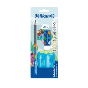 Set Combino, Contine: 1 Creion Grafit Invata Sa Scrii, O Ascutitoare Si O Radiera, Blister Set Combino, Contine: 1 Creion Grafit Invata Sa Scrii, O Ascutitoare Si O Radiera, Blister