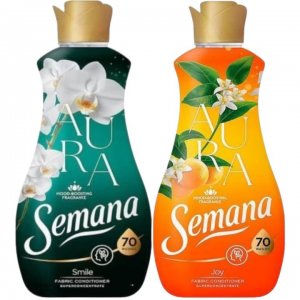 Pachet Promo: Balsam Rufe Semana Aura Smile 1.4l + Balsam Rufe Semana Aura Joy 1.4l Pachet Promo: Balsam Rufe Semana Aura Smile 1.4l + Balsam Rufe Semana Aura Joy 1.4l