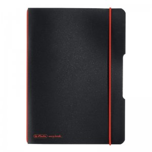 Caiet My.book Flex A5 40f Patratele Negru Cu Logo Rosu Caiet My.book Flex A5 40f Patratele Negru Cu Logo Rosu