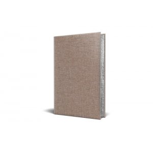 Agenda Datata Ro A5, 352 Pagini, Coperta Din Piele Sintetica, Premium Deluxe Fiorano, Culoare Bej, Margini Folio Argintiu, 2025