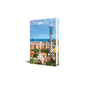 Agenda Nedatata A5, Motive, 224 Pagini, Coperta Buretata, Motiv City Break Spain