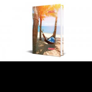 Agenda Datata A5, Motive, 352 Pagini, Coperta Buretata, Motiv Summer Chill 2025