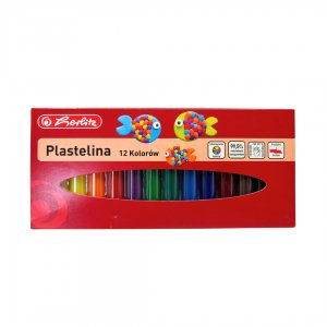 Plastilina Herlitz Set 12 Culori Plastilina Herlitz Set 12 Culori