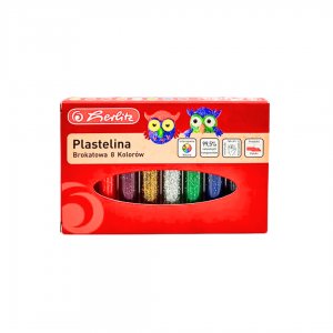 Plastilina Herlitz Set 8 Culori Glitter Plastilina Herlitz Set 8 Culori Glitter