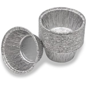 Forma Din Aluminiu Pentru Briose, 20 Buc/set, Diametru 80 Mm, Inaltime 30 Mm, Forma Rotunda Forma Din Aluminiu Pentru Briose, 20 Buc/set, Diametru 80 Mm, Inaltime 30 Mm, Forma Rotunda