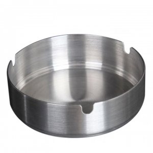 Scrumiera Din Inox Rotunda, Dimensiune 10x3 Cm, Culoare Argintie Scrumiera Din Inox Rotunda, Dimensiune 10x3 Cm, Culoare Argintie