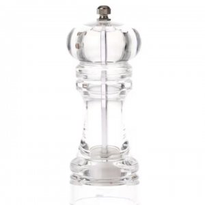 Rasnita Pentru Sare Sau Piper Din Plastic Transparent, Dimensiune 16x5,5 Cm