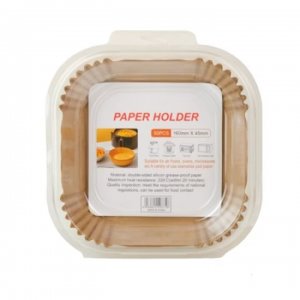 Set 50 Hartii De Copt Pentru Friteuza, Forma Patrata, Dimensiune 16x16x4.5 Cm Set 50 Hartii De Copt Pentru Friteuza, Forma Patrata, Dimensiune 16x16x4.5 Cm