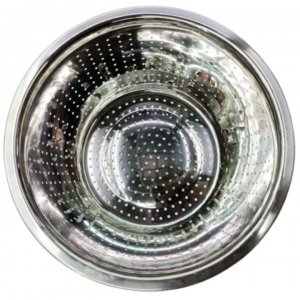 Sita Pentru Paste Fara Manere Din Inox, Dimensiune 24 Cm