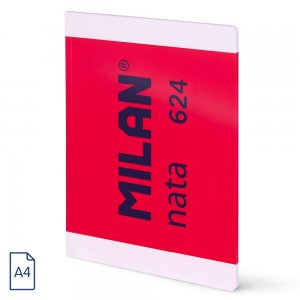 Caiet A4 48 File Ar Cusut Milan Roz Nata 57043g48p
