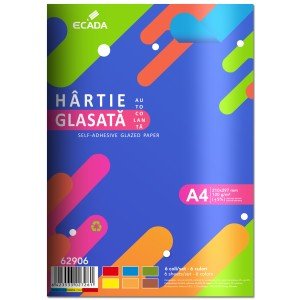 Hartie Colorata 75g/mp A4 500 Coli Ecada Verde Iarba 62802vi