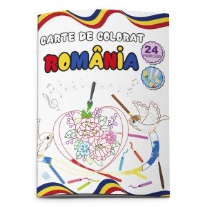 Carte colorat romania Carte colorat romania