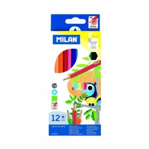 Set 12 Creioane Color MILAN, Corp din Lemn Hexagonal, 12 Culori Diferite, Set Creioane Colorate, Creioane Colorate, Creioane pentru Desen, Creioane Colorate pentru Scolari, Creioane de Colorat, Creioane Colorate Hexagonale, Rechizite Scolare Set 12 Creioane Color MILAN, Corp din Lemn Hexagonal, 12 Culori Diferite, Set Creioane Colorate, Creioane Colorate, Creioane pentru Desen, Creioane Colorate pentru Scolari, Creioane de Colorat, Creioane Colorate Hexagonale, Rechizite Scolare